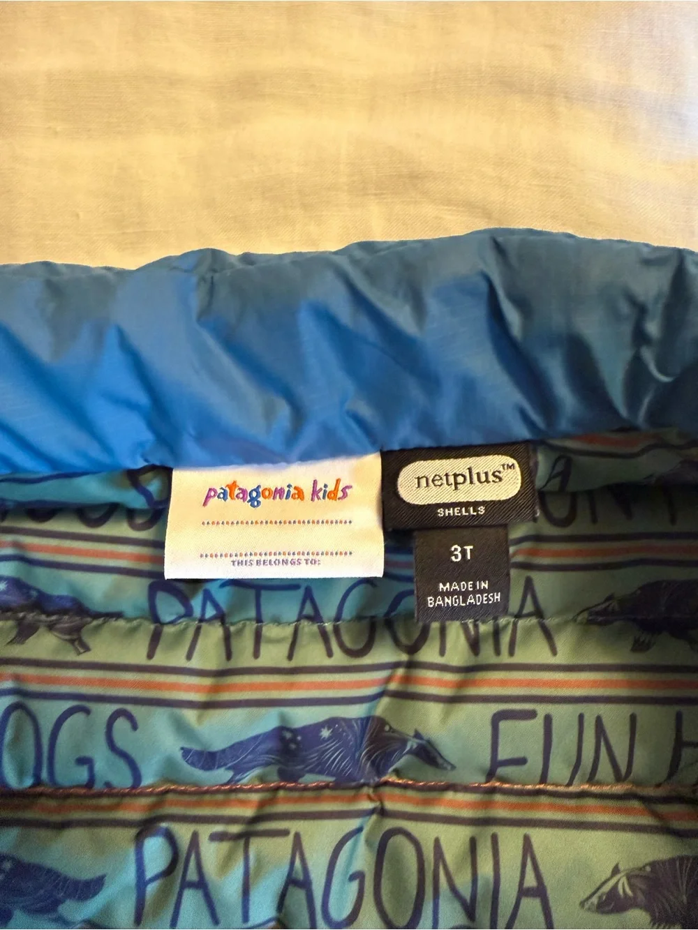 Patagonia Baby Down Sweater Vest size 3T